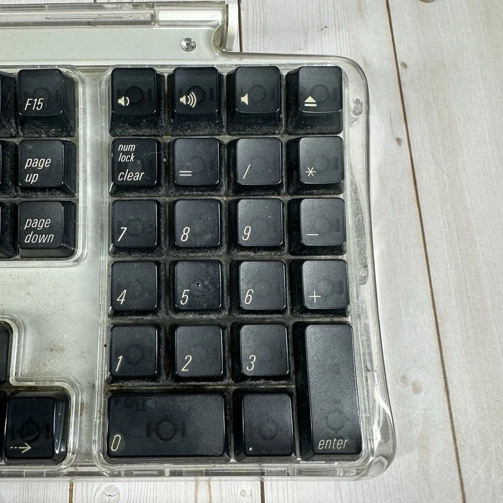 Apple Pro Keyboard Macintosh M7803‎ Power Mac USB Keyboard Wired Tested Works